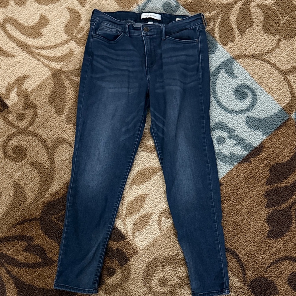 Vintage America Dark Blue Skinny Jeans size 12